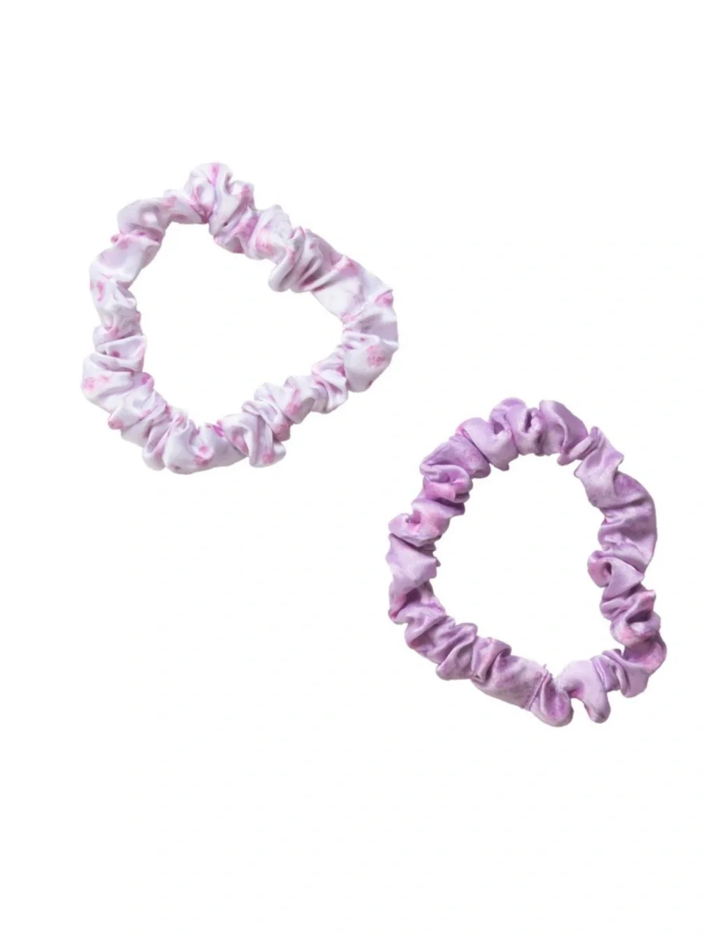 LoveShackFancy x Target Goody Happy Thoughts Ribbon Rosa Satin Scrunchie 5C